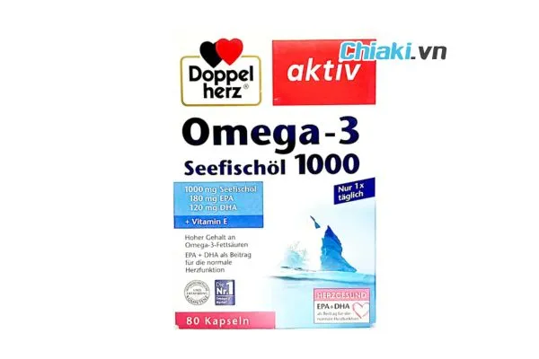Dầu c&aacute; Omega 3 Doppelherz seefischol Đức