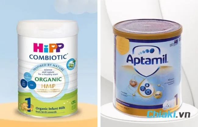 N&ecirc;n chọn mua sữa HiPP hay Aptamil
