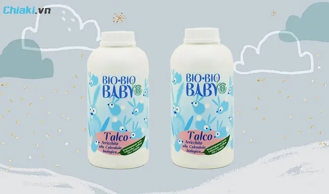 Phấn r&ocirc;m Bio Bio Baby l&agrave; sản phẩm đ&atilde; được chứng nhận bởi Hiệp Hội Mỹ Phẩm Hữu Cơ của &Yacute;