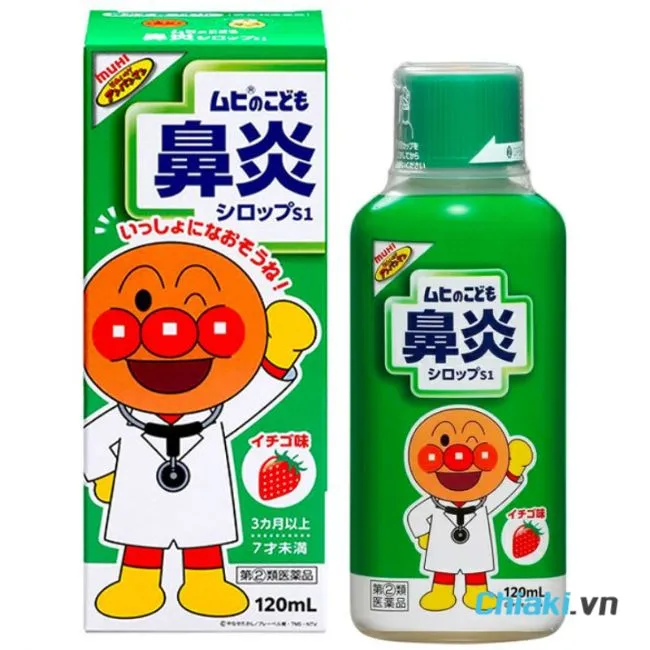 Siro trị sổ mũi nghẹt mũi cho b&eacute; sơ sinh Muhi&nbsp;