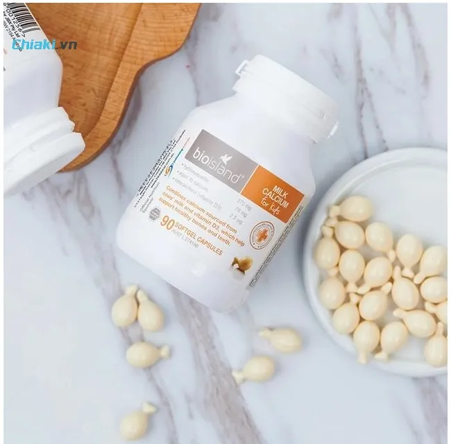 Canxi Bio Island Milk Calcium For Kid được b&agrave;o chế với c&ocirc;ng thức dễ hấp thụ