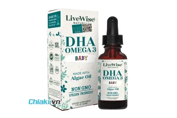 DHA Omega 3 dạng giọt LiveWise Baby