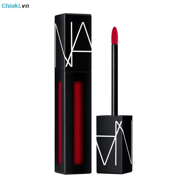 Son Nars Powermatte Lip Pigment Don't Stop kết cấu dạng tint lỏng, l&ecirc;n m&ocirc;i kh&ocirc; nhanh v&agrave; để lại lớp matte b&aacute;m nhẹ