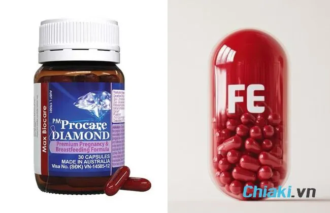 Uống Procare Diamond c&oacute; cần uống th&ecirc;m sắt kh&ocirc;ng