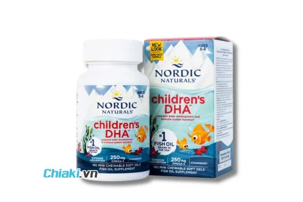 Vi&ecirc;n nhai Children's DHA 250mg Omega