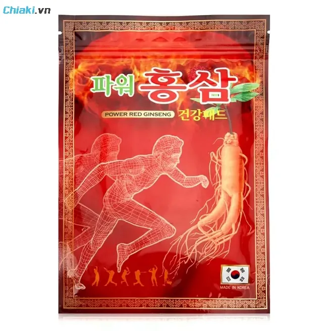 Cao d&aacute;n Power Red Ginseng giảm nhanh c&aacute;c cơn đau nhức ở vai, g&aacute;y, lưng, khớp, v&agrave; cơ bắp