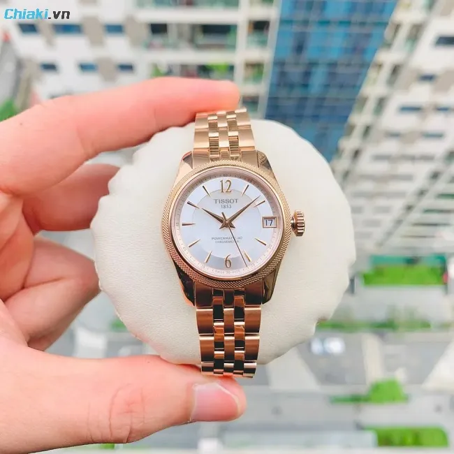 Đồng hồ nữ Tissot Ballade FullRose c&oacute; chứng nhận COSC kiểm tra về độ sai lệch thời gian