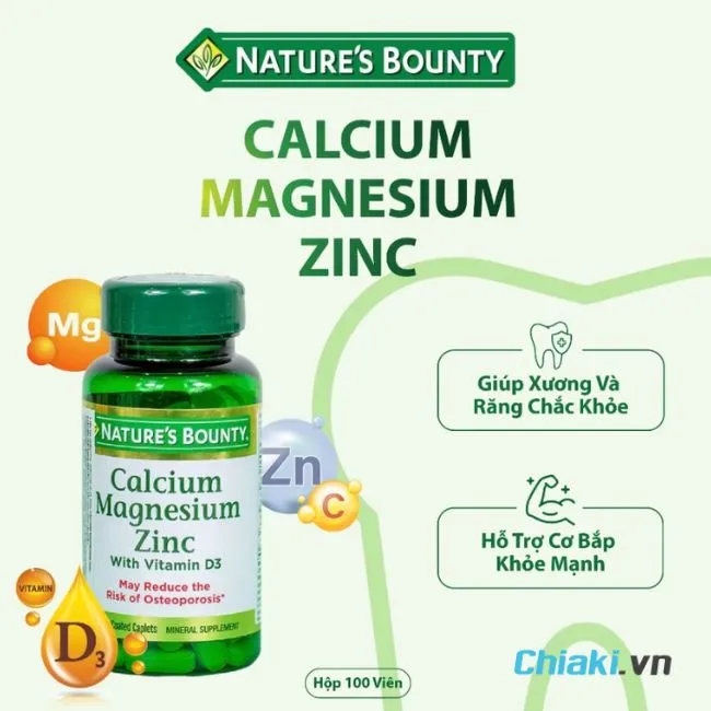 Thuốc bổ xương khớp cho người gi&agrave; Nature&rsquo;s Bounty