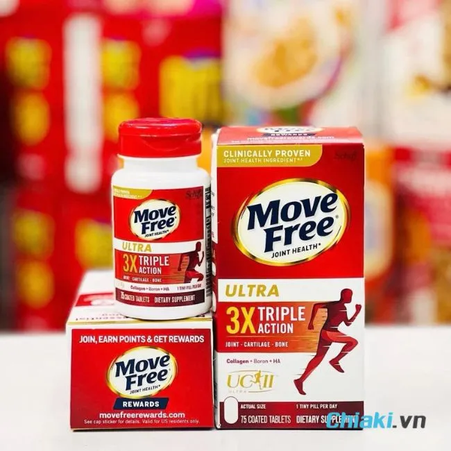 Thuốc bổ xương khớp d&agrave;nh cho người gi&agrave; Schiff Move Free