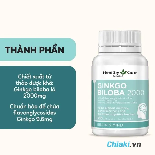 Thuốc bổ n&atilde;o tăng cường tr&iacute; nhớ cho học sinh cấp 2 Healthy Care