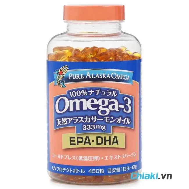 Thuốc bổ n&atilde;o tăng cường tr&iacute; nhớ cho học sinh Pure Alaska Omega