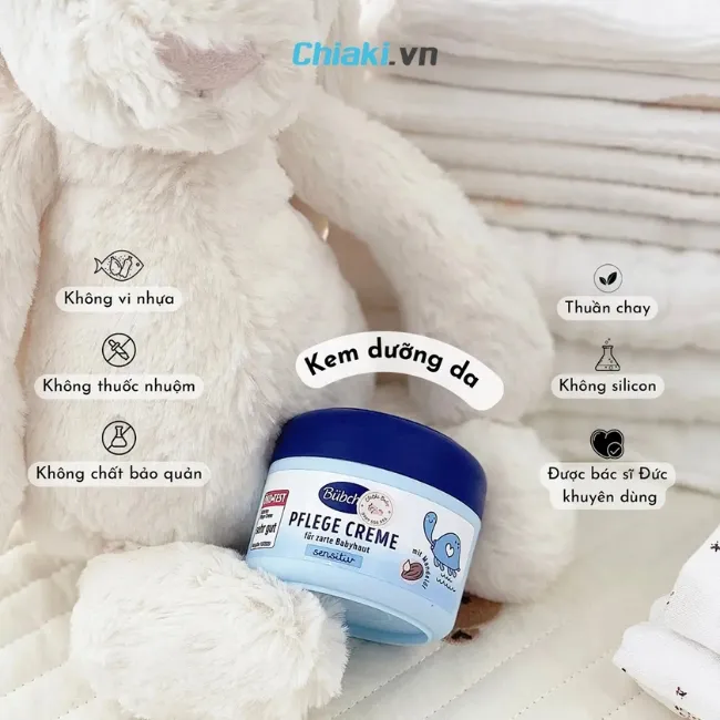 Kem dưỡng ẩm cho trẻ sơ sinh Bubchen Pflege Creme được b&aacute;c sĩ khuy&ecirc;n d&ugrave;ng