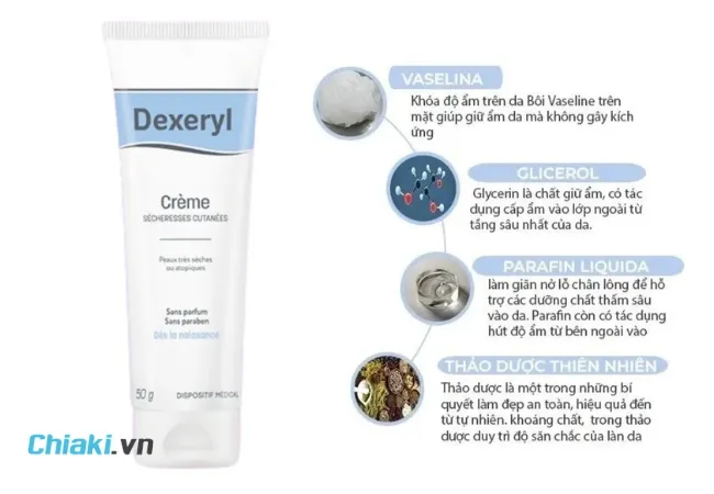 Dexeryl gi&uacute;p l&agrave;m dịu v&agrave; giảm t&igrave;nh trạng hăm t&atilde;, mẩn đỏ ở trẻ sơ sinh v&agrave; trẻ nhỏ