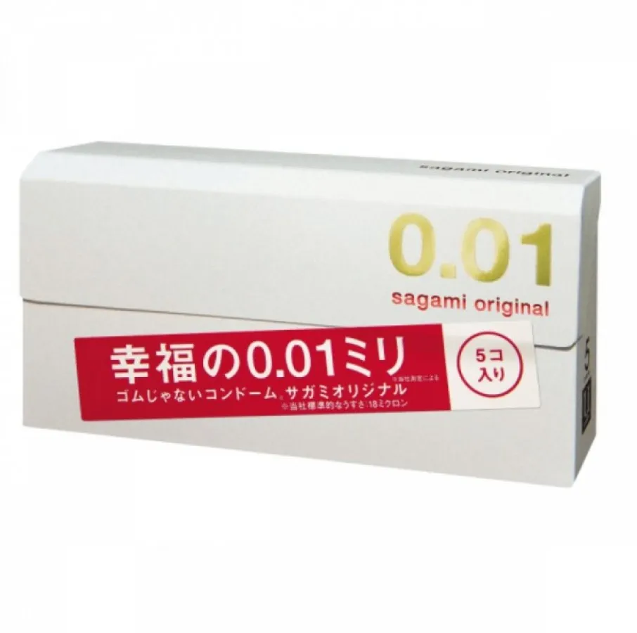 Hộp bao cao su Sagami Original 0.01 si&ecirc;u mỏng của Nhật