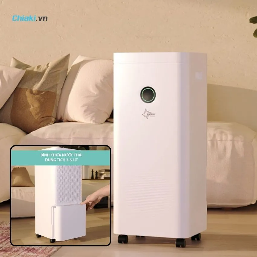 M&aacute;y h&uacute;t ẩm lọc kh&ocirc;ng kh&iacute; Suntec Wellness DryFix 20 th&iacute;ch hợp cho ph&ograve;ng l&ecirc;n đến 63m&sup2; (150 m&sup3;)