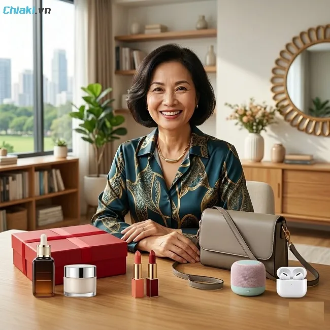 Qu&agrave; tặng mẹ 8/3 l&agrave; những m&oacute;n đồ l&agrave;m đẹp, gi&uacute;p mẹ cảm thấy m&igrave;nh trẻ trung v&agrave; năng động