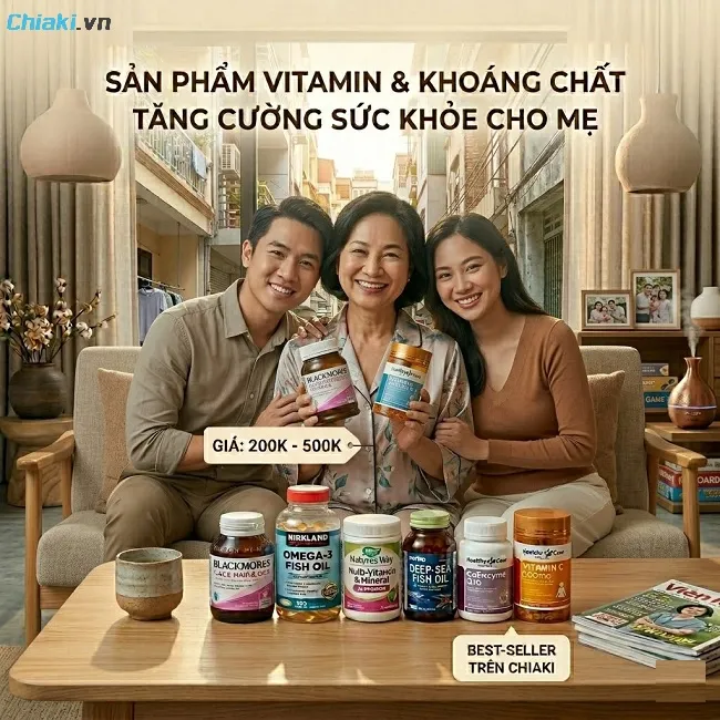 Lựa chọn sản phẩm bổ sung vitamin gi&uacute;p mẹ cải thiện mệt mỏi, bồi bổ sức khỏe