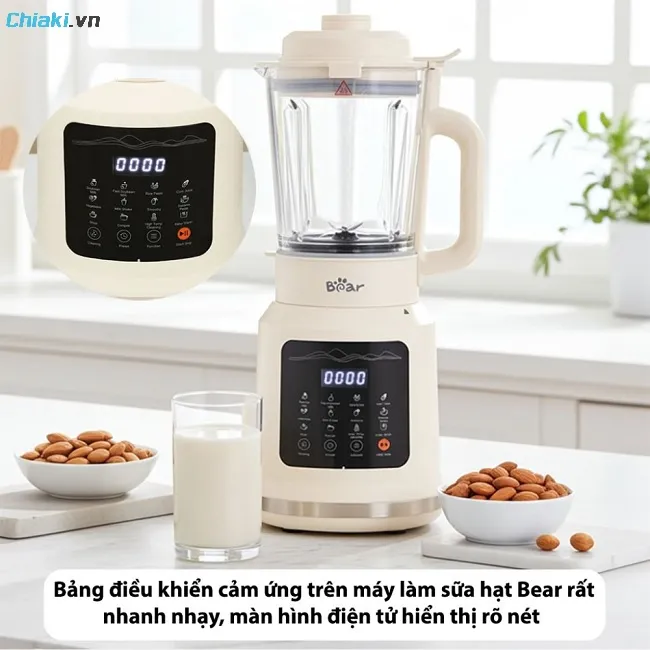 M&oacute;n qu&agrave; d&agrave;nh tặng mẹ 8/3 l&agrave; m&aacute;y l&agrave;m sữa hạt đa năng sẽ gi&uacute;p mẹ c&oacute; những ly sữa hạt thơm ngon