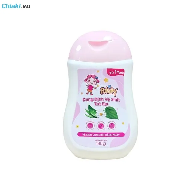 Dung dịch vệ sinh Fobaby giải quyết nỗi lo về vi&ecirc;m nhiễm v&ugrave;ng k&iacute;n ở trẻ
