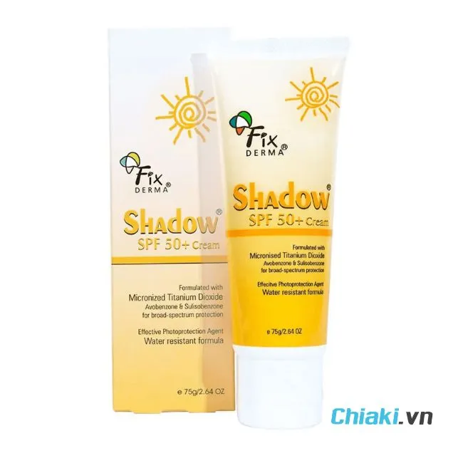 Kem chống nắng chống nước Fixderma Shadow SPF 50+ Cream