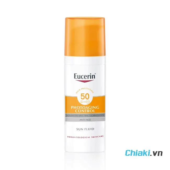 Kem chống nắng h&oacute;a học Eucerin Photoaging Control Sun Fluid