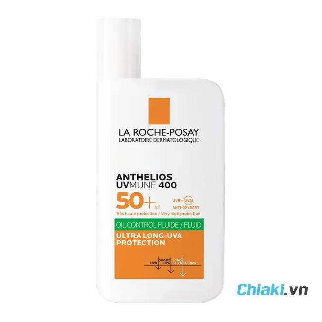 Kem chống nắng h&oacute;a học La Roche-Posay Anthelios UVmune 400 Oil Control Fluid