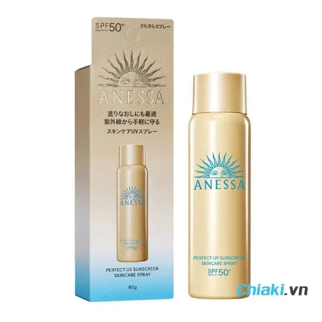 Xịt chống nắng h&oacute;a học Anessa Perfect UV Sunscreen Skincare Spray