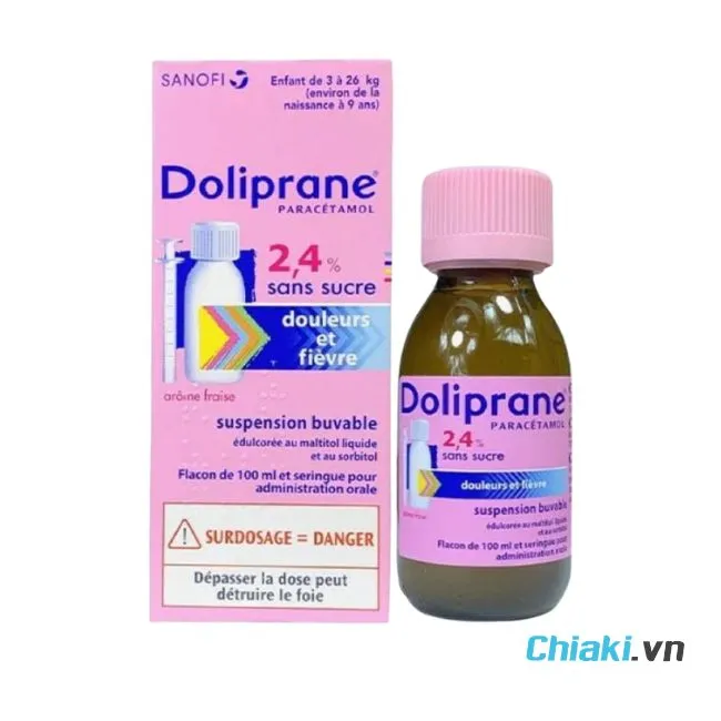 Siro hạ sốt Doliprane