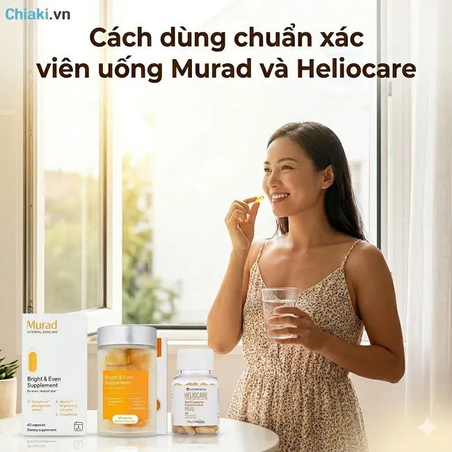 N&ecirc;n uống vi&ecirc;n chống nắng trước khi ra nắng &iacute;t nhất 30 ph&uacute;t