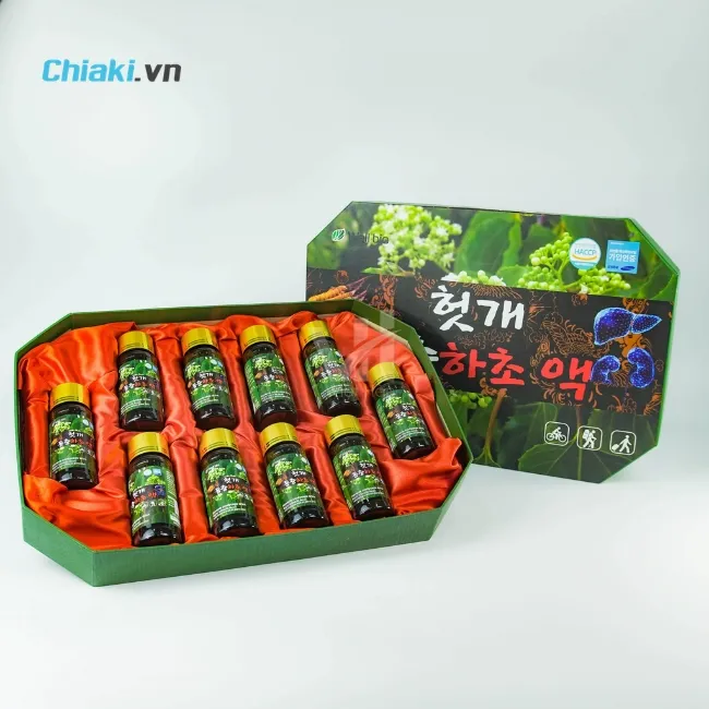 Nước giải rượu H&agrave;n Quốc Well BIO Đ&ocirc;ng Tr&ugrave;ng Hạ Thảo gi&uacute;p tinh thần tỉnh t&aacute;o, kh&ocirc;ng bị đau đầu hậu bia rượu