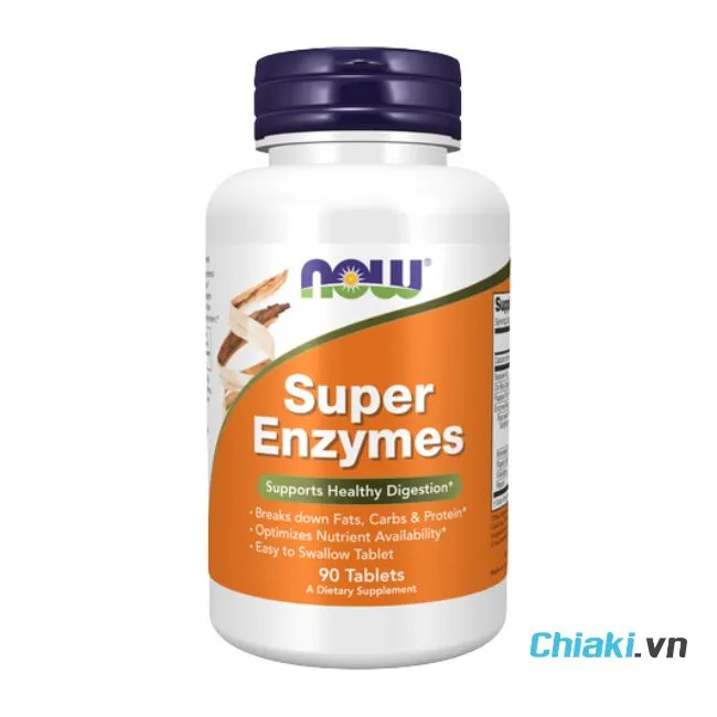 Men ti&ecirc;u h&oacute;a của Mỹ NOW Super Enzymes
