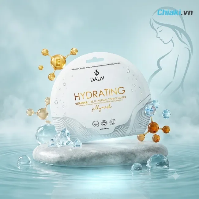 Mặt nạ cấp ẩm, tăng đ&agrave;n hồi Daliv Hydrating Jelly Mask cấp nước gi&uacute;p da lu&ocirc;n duy tr&igrave; độ ẩm l&yacute; tưởng