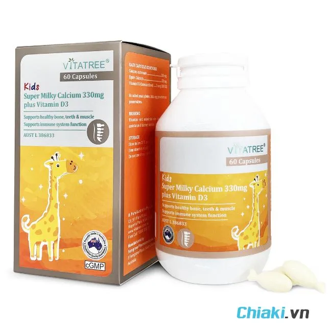 Canxi cho b&eacute; 3 tuổi Vitatree Kids