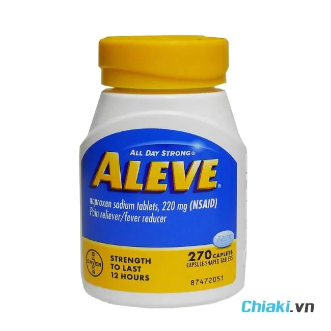Thuốc giảm đau đầu của Mỹ Aleve Tablets