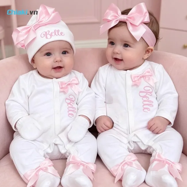 Gợi &yacute; đặt t&ecirc;n ở nh&agrave; cho 2 b&eacute; g&aacute;i sinh đ&ocirc;i si&ecirc;u đ&aacute;ng y&ecirc;u&nbsp;