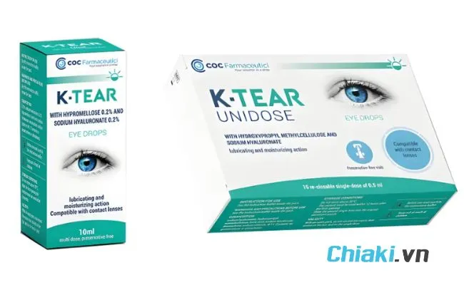 Thuốc nhỏ mắt đeo k&iacute;nh &aacute;p tr&ograve;ng K-Tear