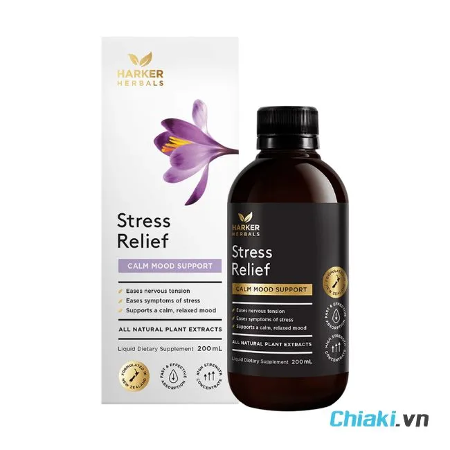 Siro giảm stress Harker Herbals