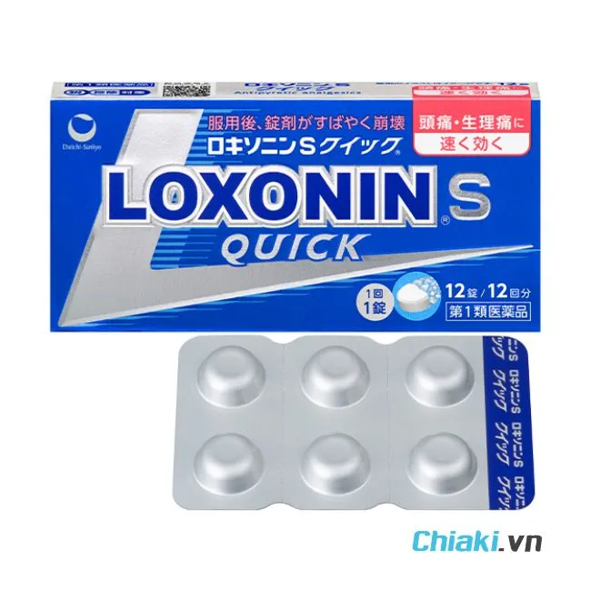 Thuốc giảm đau đầu của Nhật Loxonin S Quick
