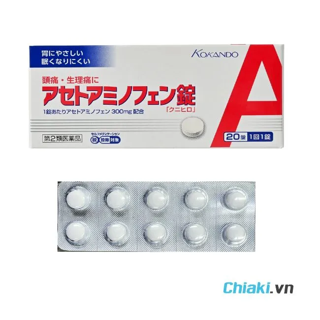 Thuốc đau đầu của Nhật Acetaminophen Kunihiro