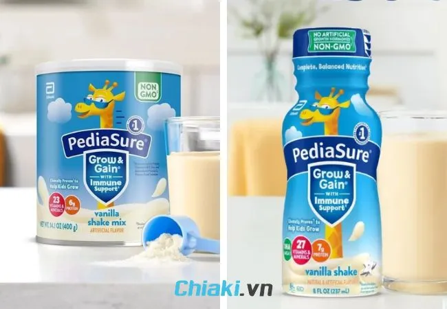 Bố mẹ c&oacute; thể c&acirc;n nhắc d&ugrave;ng sữa bột hay sữa pha sẵn t&ugrave;y theo nhu cầu v&agrave; sở th&iacute;ch của b&eacute;
