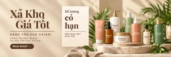 chương tr&igrave;nh xả kho gi&aacute; tốt Chiaki