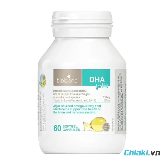 DHA &Uacute;c cho b&eacute; Bio Island