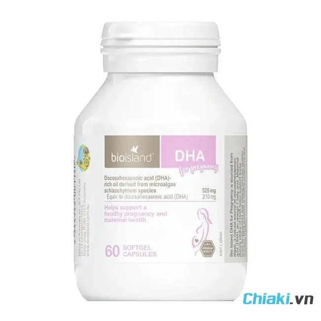 DHA &Uacute;c cho b&agrave; bầu Bio Island