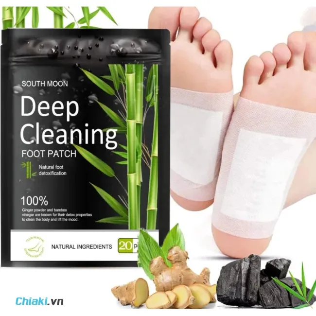 Miếng d&aacute;n Nhật Bản Deep Cleaning Foot Patch giảm đau b&agrave;n ch&acirc;n, giảm nhanh c&aacute;c triệu chứng đau buốt, t&ecirc; mỏi