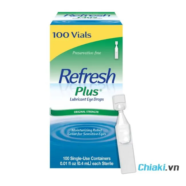 Nước mắt nh&acirc;n tạo dạng t&eacute;p Refresh Plus