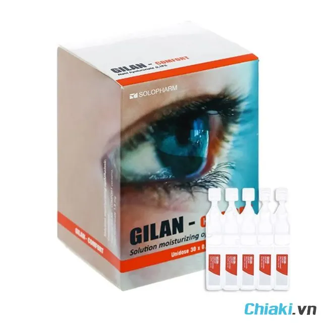 Nước mắt nh&acirc;n tạo dạng t&eacute;p Gilan Comfort 0.18%