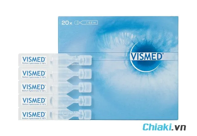 Nước nhỏ mắt nh&acirc;n tạo dạng t&eacute;p Vismed