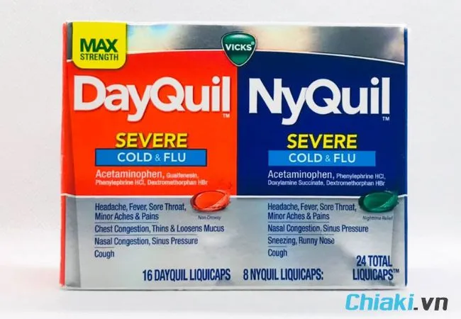 Thuốc cảm Mỹ Vicks DayQuil & NyQuil
