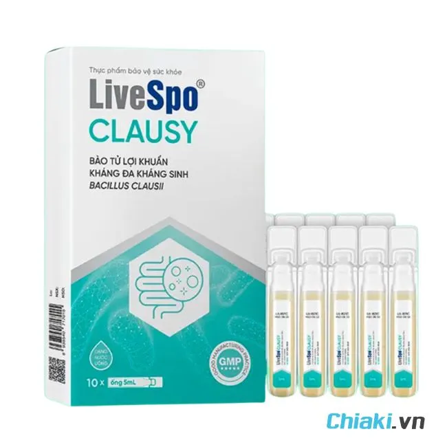 Men vi sinh LiveSpo Clausy dạng ống