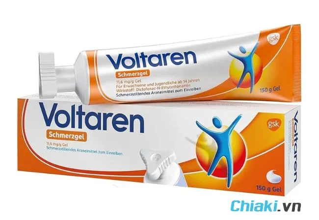 Gel b&ocirc;i giảm đau Voltaren Schmerzgel 1.16% Gel